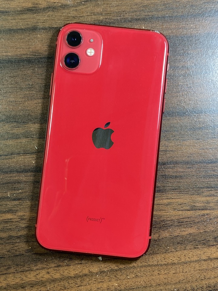 Apple IPhone 11 128G 二手蘋果4G手機 紅色 IPhone11 電池低 外觀差