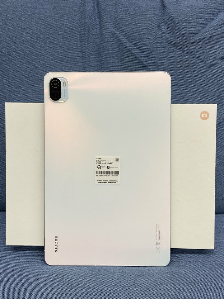 小米平板5 Pad 5 128GB 二手台灣公司貨大螢幕平板電腦 白色 盒裝 Pad5