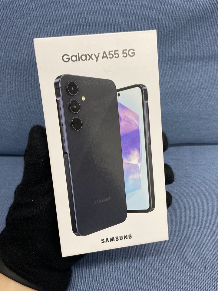 全新未拆 Samsung A55 256G 5G手機 黑藍色 全新三星大容量手機