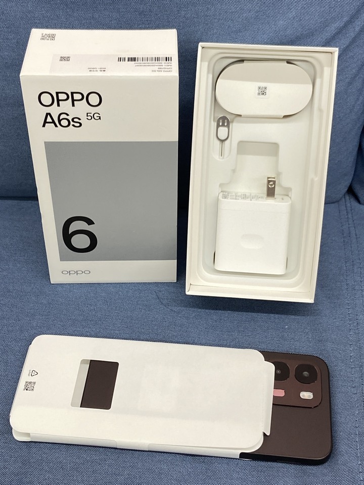拆封新品OPPO A6s 6G+128G 美顏5G手機 咖啡色