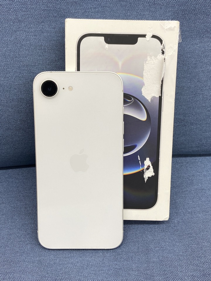 Apple IPhone 16e 128G 二手蘋果大螢幕手機 iPhone16 6.1吋 白色FJ2L9L4