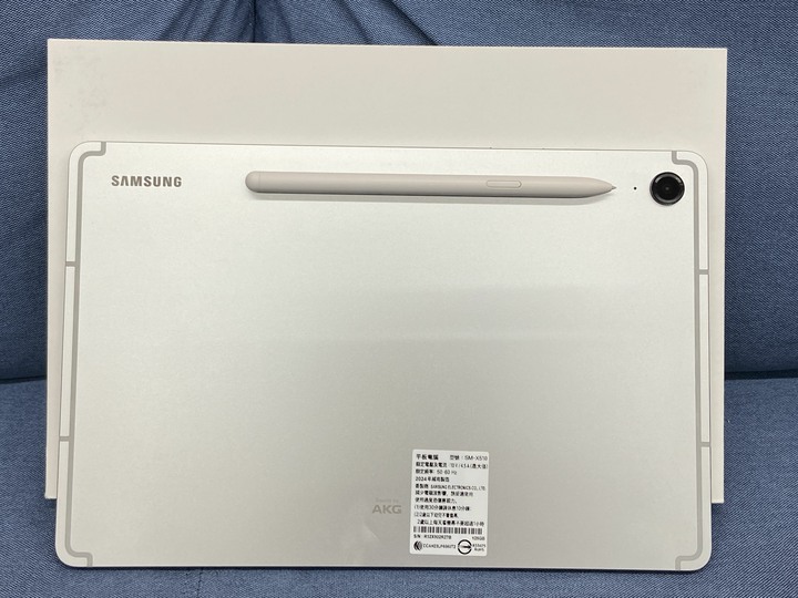 Samssung Tab S9 Fe 6G+128G 三星平板 WIFI版 銀色平板