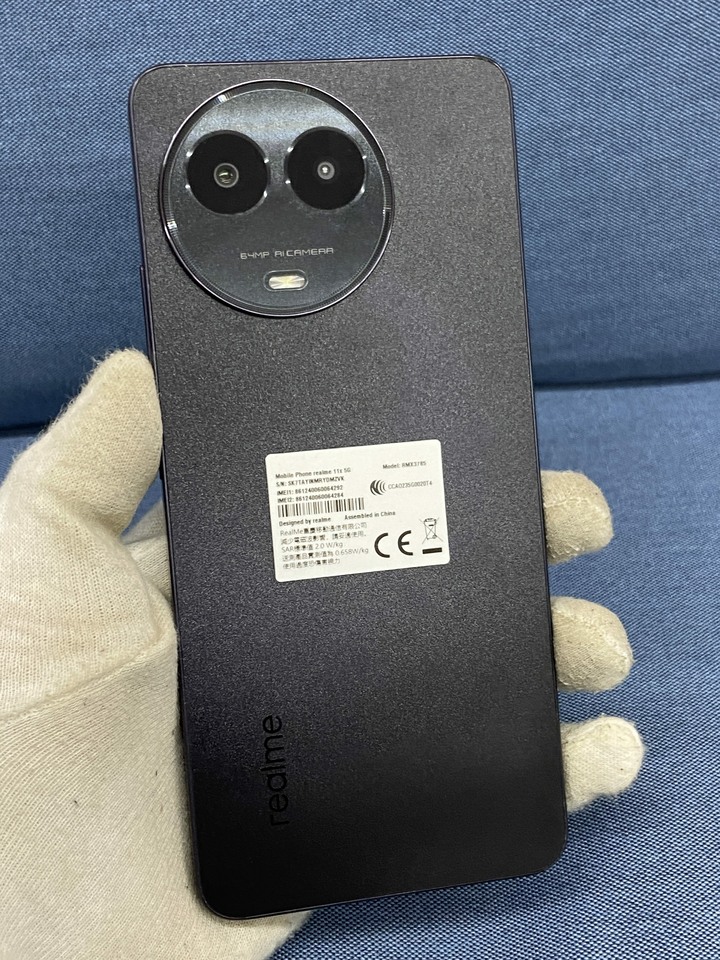 Realme 11x 8G+128G 5G手機 黑色 二手手機 64292