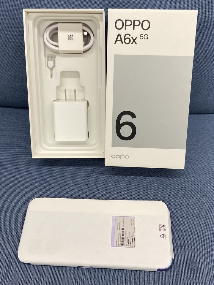 拆封新品 OPPO A6x 6G+128G 5G手機 紫色 保固一年862912