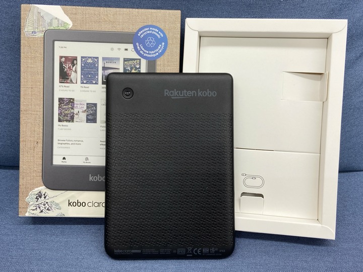剛買保固長 Kobo Clara Colour 6吋彩色電子書閱讀器 16G 二手 台灣公司貨