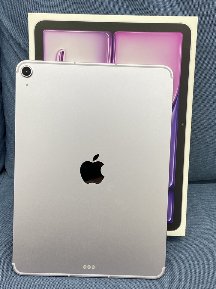 插卡通話版Apple IPad Air 7 11吋 M3 256G Airi7 紫色蘋果平板 大螢幕旗艦平板 2025