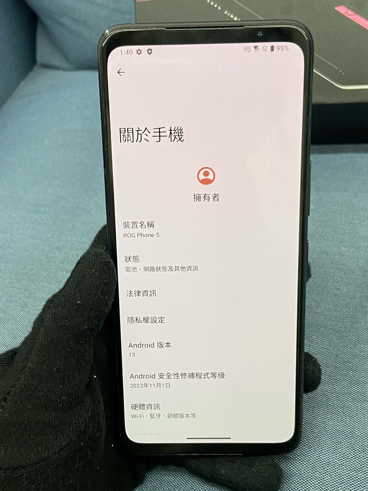 ASUS ROG Phone 5 16G+256G華碩電競手機 二手5G手機 Phone5 第五代