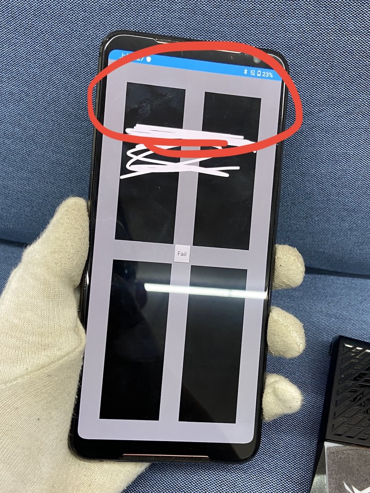 螢幕頂部觸控異常 ASUS ROG Phone 2 12G+512G Phone2 二手華碩電競手機