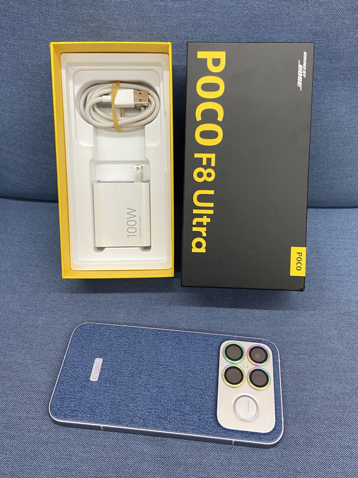 6月機保固長 POCO F8 Ultra 16G+512G 牛仔藍 二手旗艦小米手機