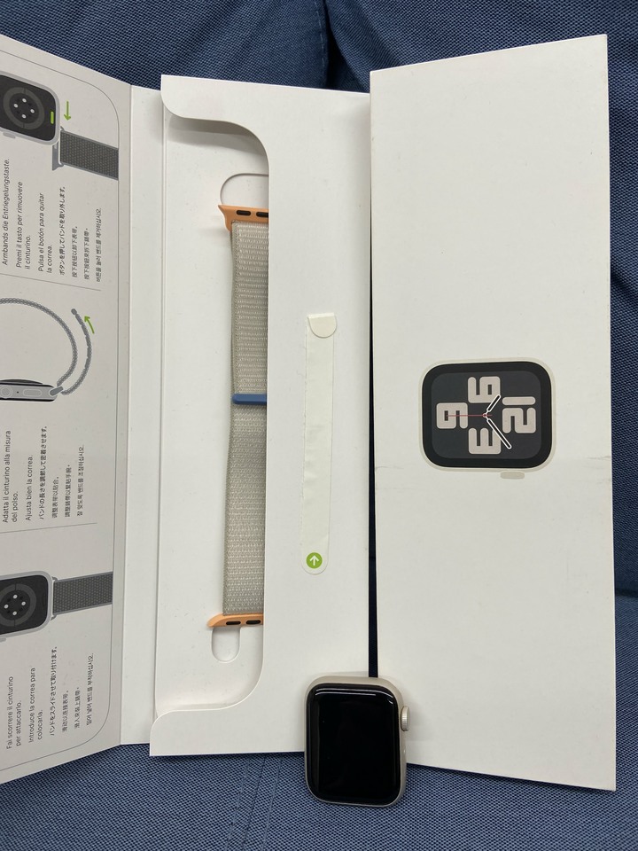 Apple Watch SE2 SE 2 (GPS版) 40mm 蘋果手錶 星光色 第二代 HFX66L