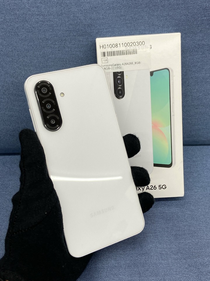 電池剛換新 Samsung A26 8G+128G 5G 二手三星手機 白色
