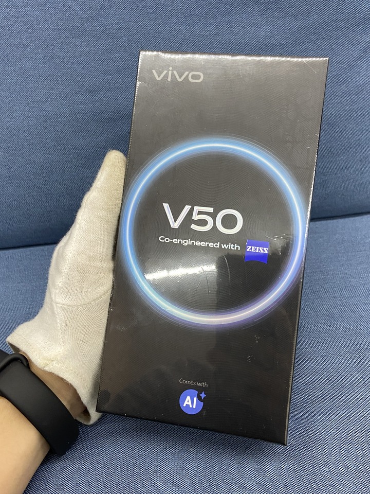 全新未拆 5G Vivo V50 12G/256G 5G攝影手機 黑色台灣公司貨