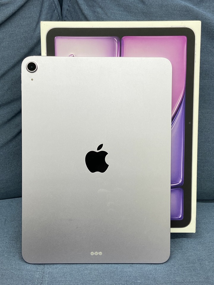 保固內Apple IPad Air 7 11吋 M3 128G 蘋果平板 2025 紫色 WIFI版 KWK9M