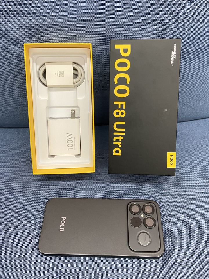 兩年保固 POCO F8 Ultra 16G+512G 黑色 二手旗艦小米手機 8637840811