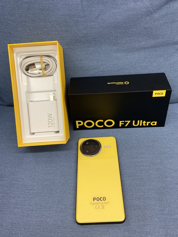 剛買保固長 POCO F7 Ultra 12G+256G 黃色 二手旗艦小米手機