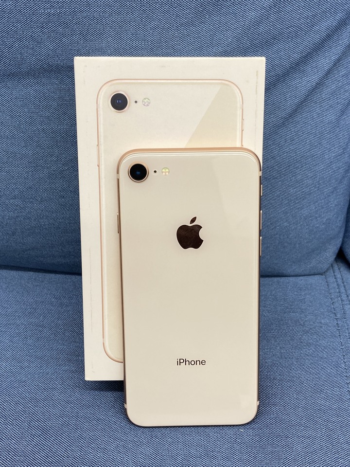 Apple IPhone 8 64G 4.7吋 iPhone8 二手蘋果手機 第八代 金色盒裝