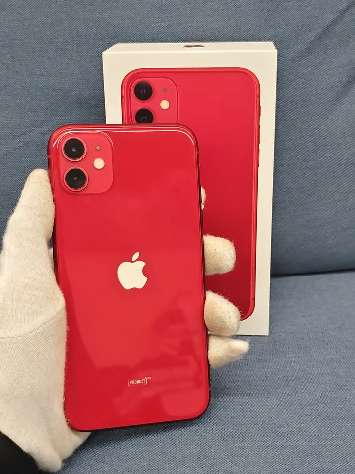 (副廠電池Apple IPhone 11 128G 二手紅色蘋果手機 6.1吋 IPhone11