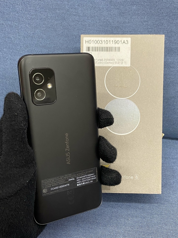 ASUS Zenfone 8 黑色 12G+256G Zenfone8 華碩手機