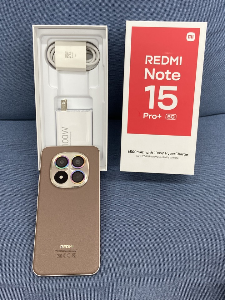 剛買保固長小米Redmi Note 15 Pro Plus 5G 12G+256G 咖啡色 Note15 Pro Plus