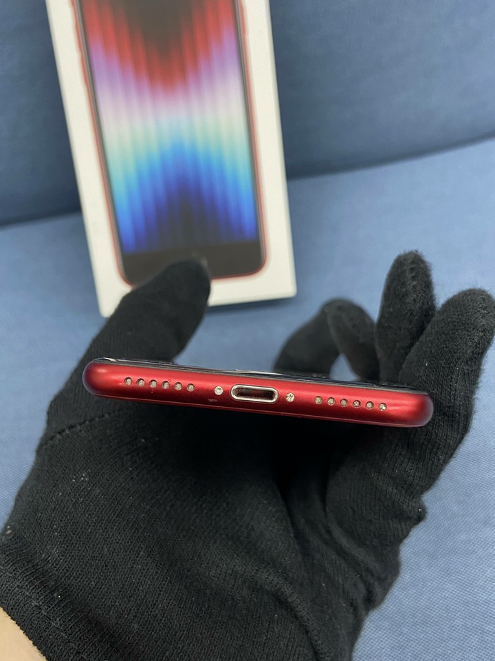 盒裝Apple IPhone SE3 SE 3 64G二手蘋果5G手機 2022 第三代 紅色 647382