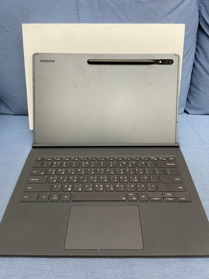 Samsung Tab S8 Ultra 12G+256G 鍵盤套裝組14.6吋 二手三星平板 黑色 S8u