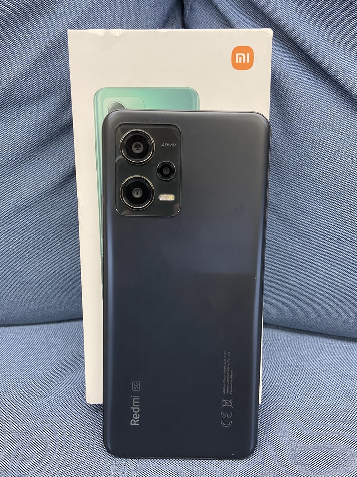 小米 Redmi Note 12 6G+128G小米 二手5G手機 Note12 黑灰色