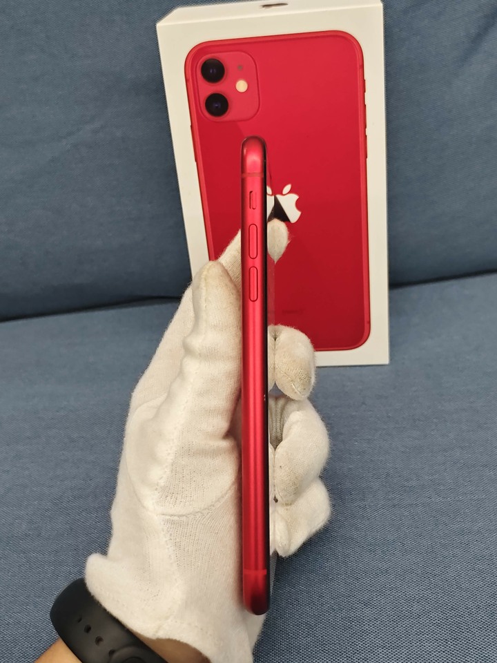 (副廠電池Apple IPhone 11 128G 二手紅色蘋果手機 6.1吋 IPhone11