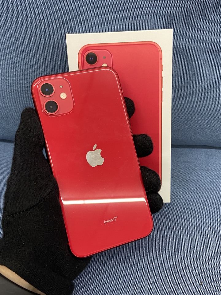 Apple IPhone 11 128G 二手6.1吋蘋果手機 iPhone11 盒裝紅色