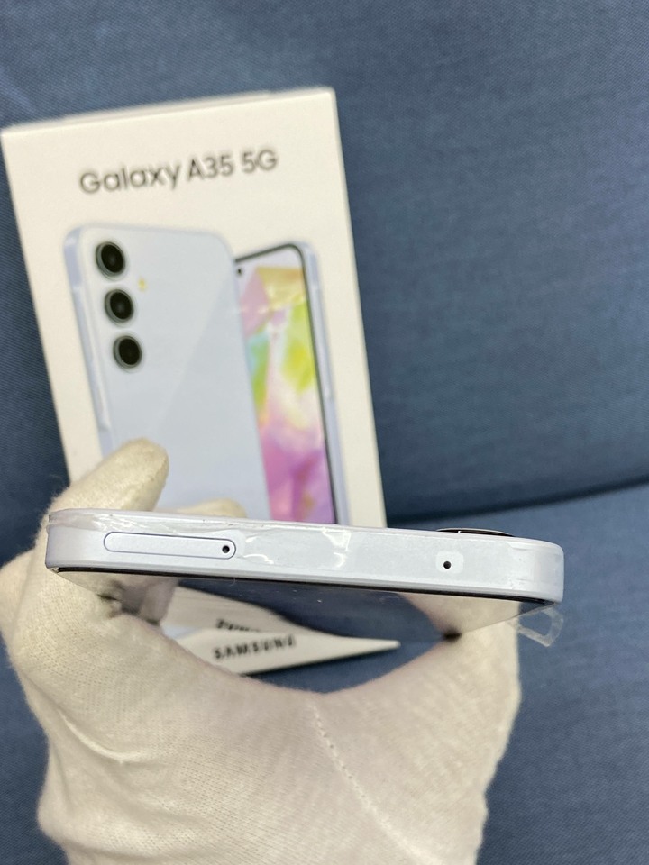 SAMSUNG A35 6+128G 5G 二手三星拍照手機 水藍色