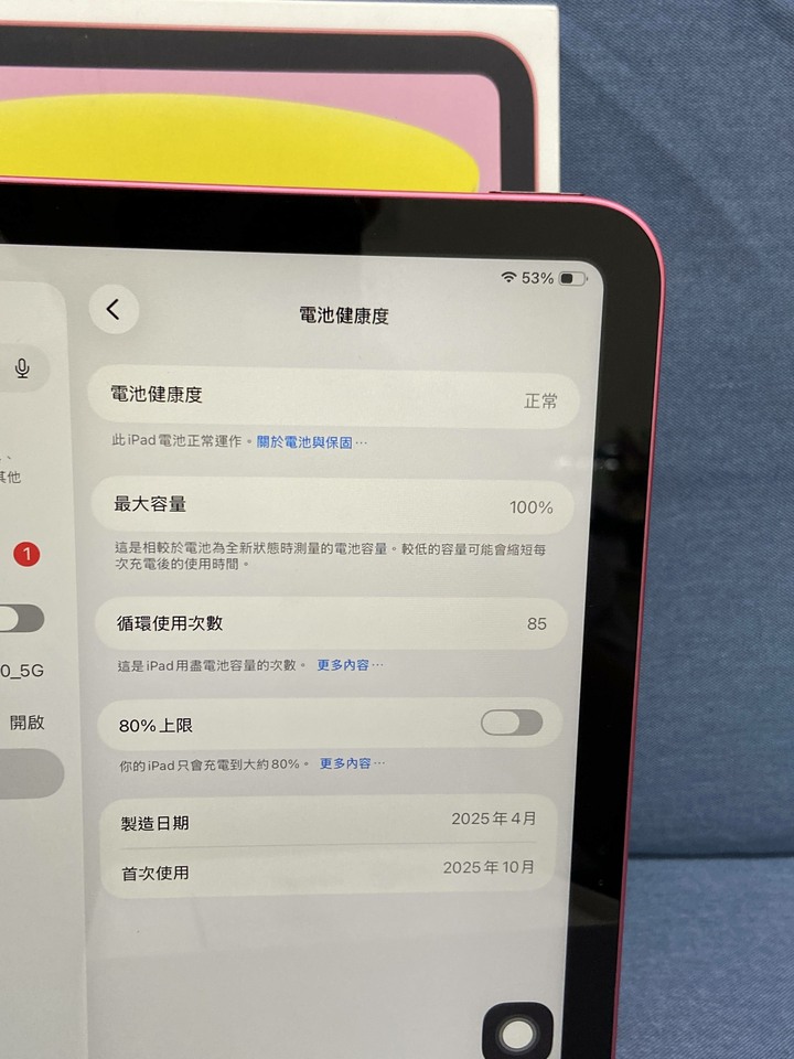 保固內Apple IPad 11 (A16)256G蘋果 大螢幕平板 IPad11 紅色 台灣公司貨
