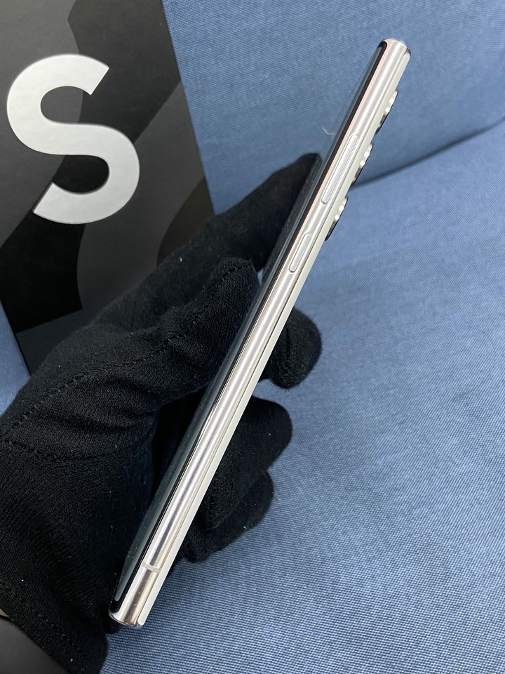 (螢幕兩條綠線)Samsung S22 Ultra 12G+256G 5G 二手三星旗艦手機 S22u 白色 單機