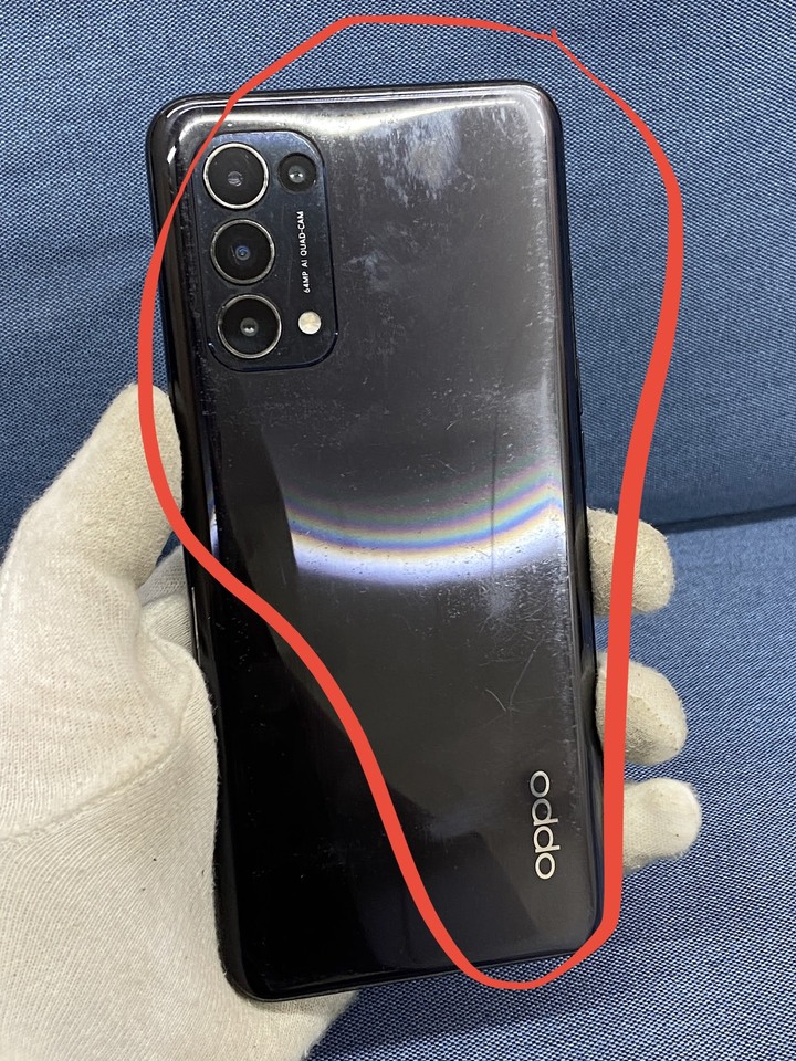 外觀不佳 電池普通OPPO Reno5 5G台版 8G+128G 二手5G手機 Reno 5