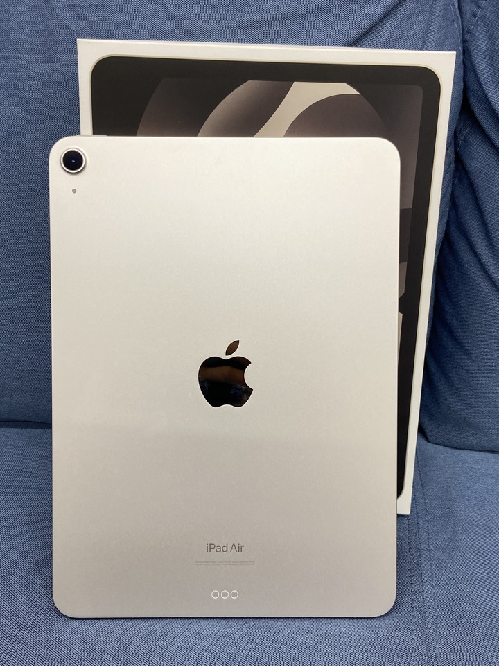 Apple iPad Air 5 64G 台版 10.9吋 二手蘋果平板電腦 WIFI 星光色