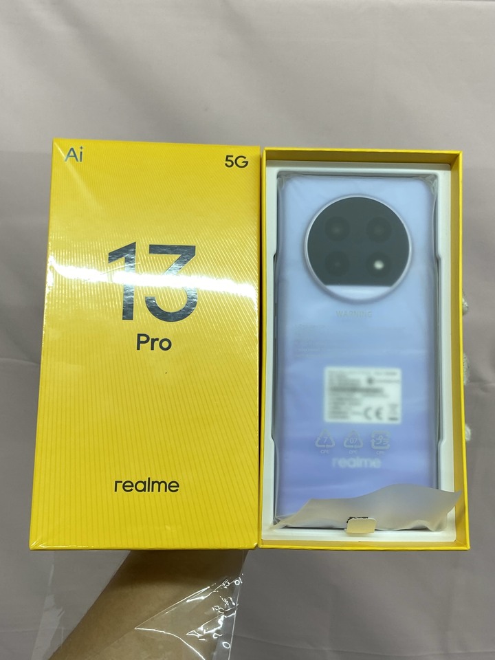 拆封新品Realme 13 Pro 12G+256G 5G手機 Realme13 Pro 紫色