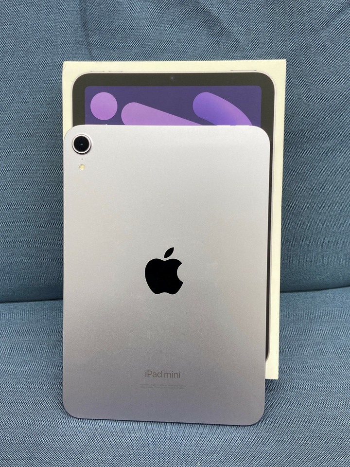 剛買保固超長 Apple IPad Mini 7 128G Mini7蘋果平板 WIFI版 紫色 台灣公司貨 M7HTH