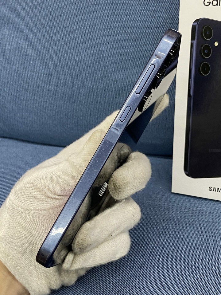 SAMSUNG A35 6+128G 5G 二手三星拍照手機 黑藍色 盒裝漂亮