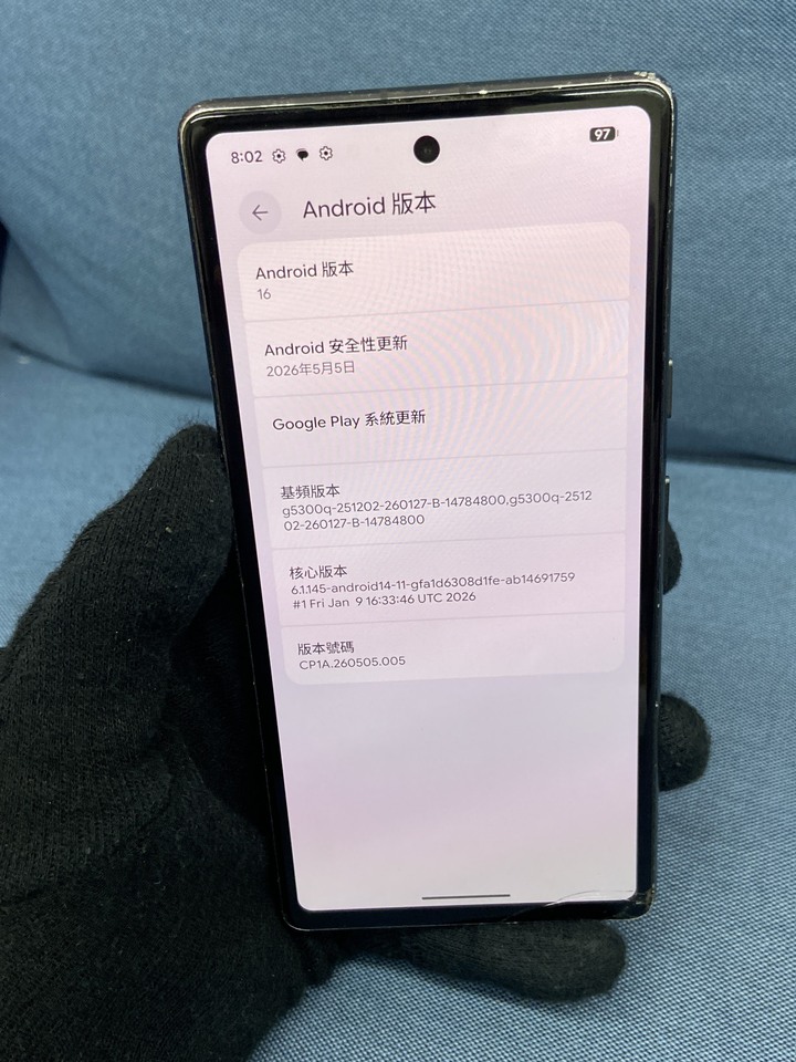 螢幕小裂痕 Google Pixel 7a Pixel7a谷歌手機 5G 8G+128G 黑色