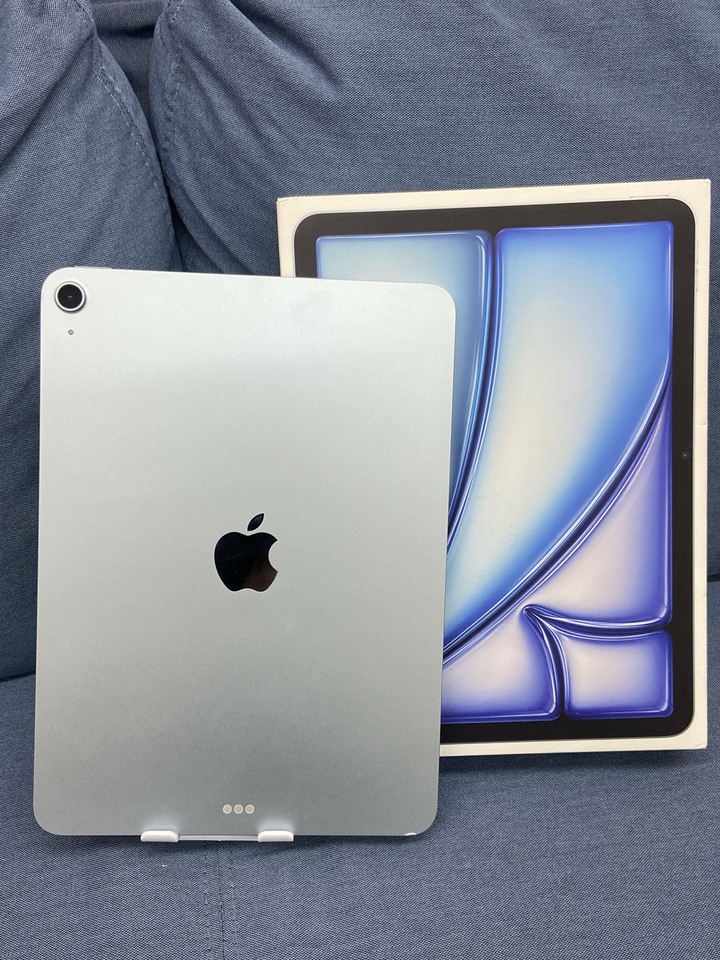 (螢幕刮傷保固內)Apple IPad Air 7 11吋 M3 128G 蘋果平板 2025 藍色 WIFI版