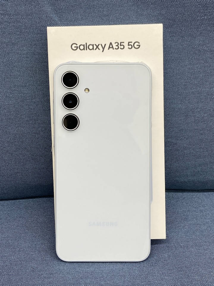 SAMSUNG A35 6+128G 5G 二手三星拍照手機 水藍色