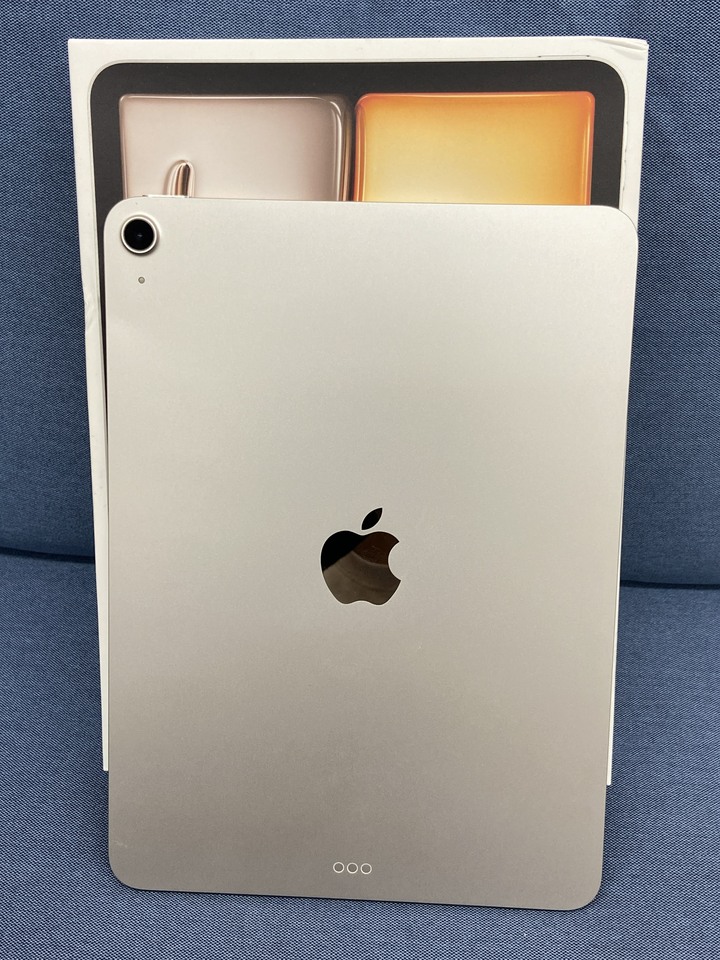 邊框彎曲 Apple蘋果iPad Air 7 M3 11吋 Wi-Fi 128G 2025蘋果平板電腦 Air7星光色