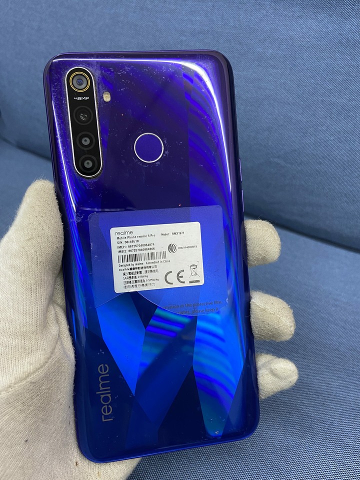 Realme5 pro Realme 5 Pro 128G 64874 二手4G手機 藍色