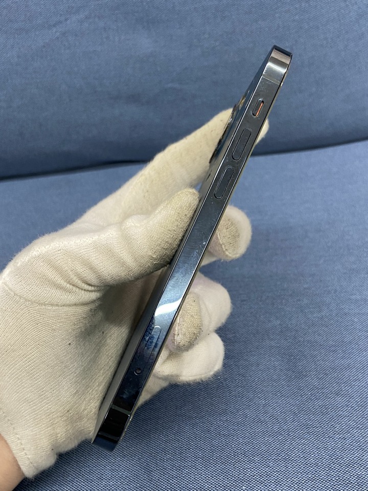 副廠電池背蓋裂痕Apple IPhone 12 Pro 128G 二手蘋果藍色手機 5G手機 IPhone12 Pro
