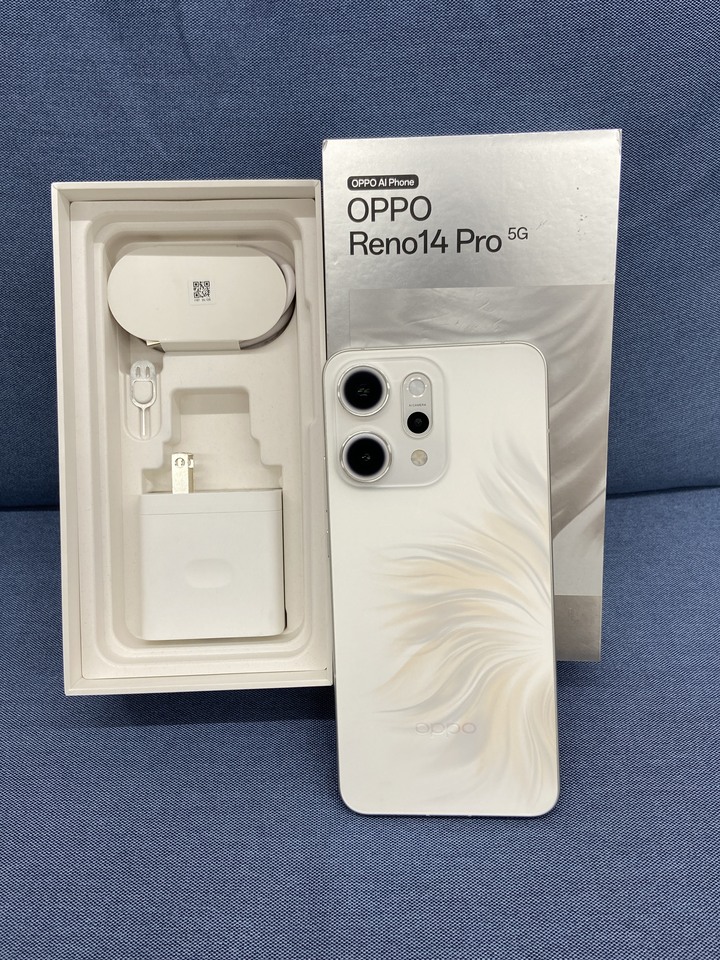 保固長OPPO Reno 14 Pro 12G+512G Reno14 旗艦白色手機 Reno14 Pro