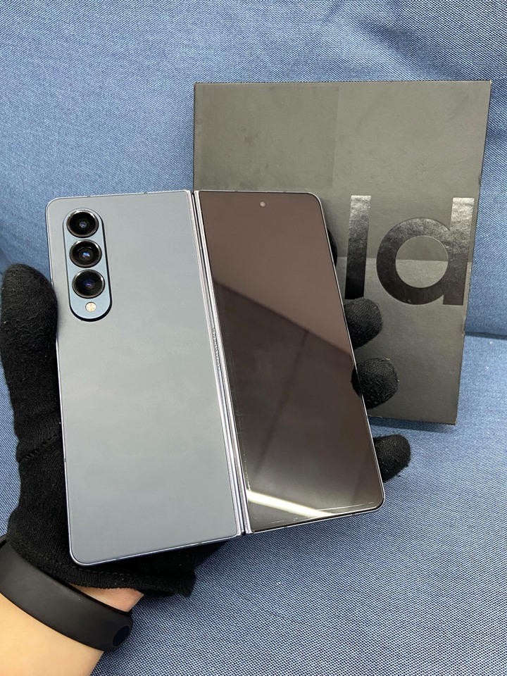 (無法攤平)Samsung Z Fold 4 12G+256G 5G二手三星摺疊手機 四代 綠色手機 Fold4 大折