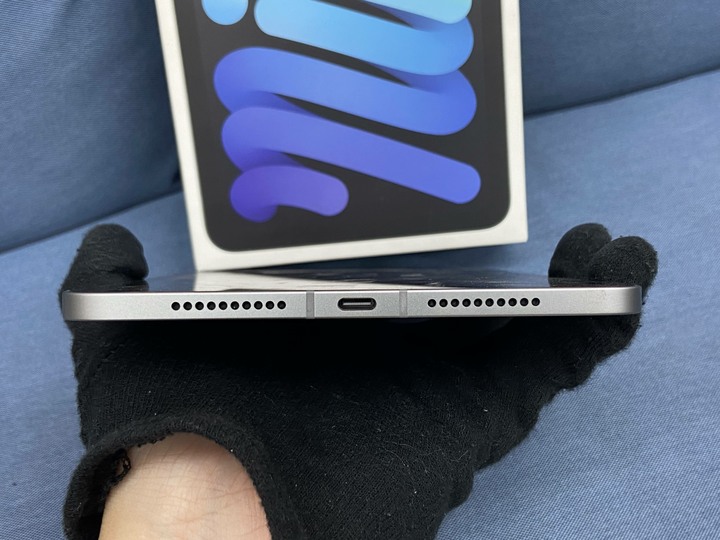 原廠保固內Apple IPad Mini 7 插卡版128G Mini7蘋果平板 二手黑灰色 5G MWX1V