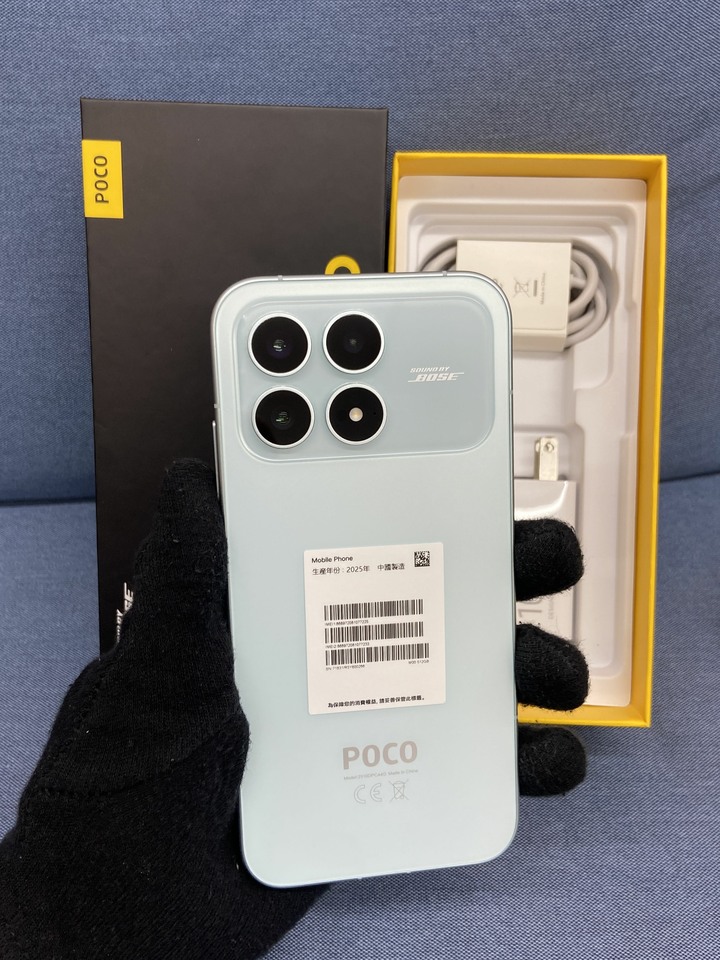 保固長 POCO F8 Pro 12G+512G 水藍 二手旗艦小米手機