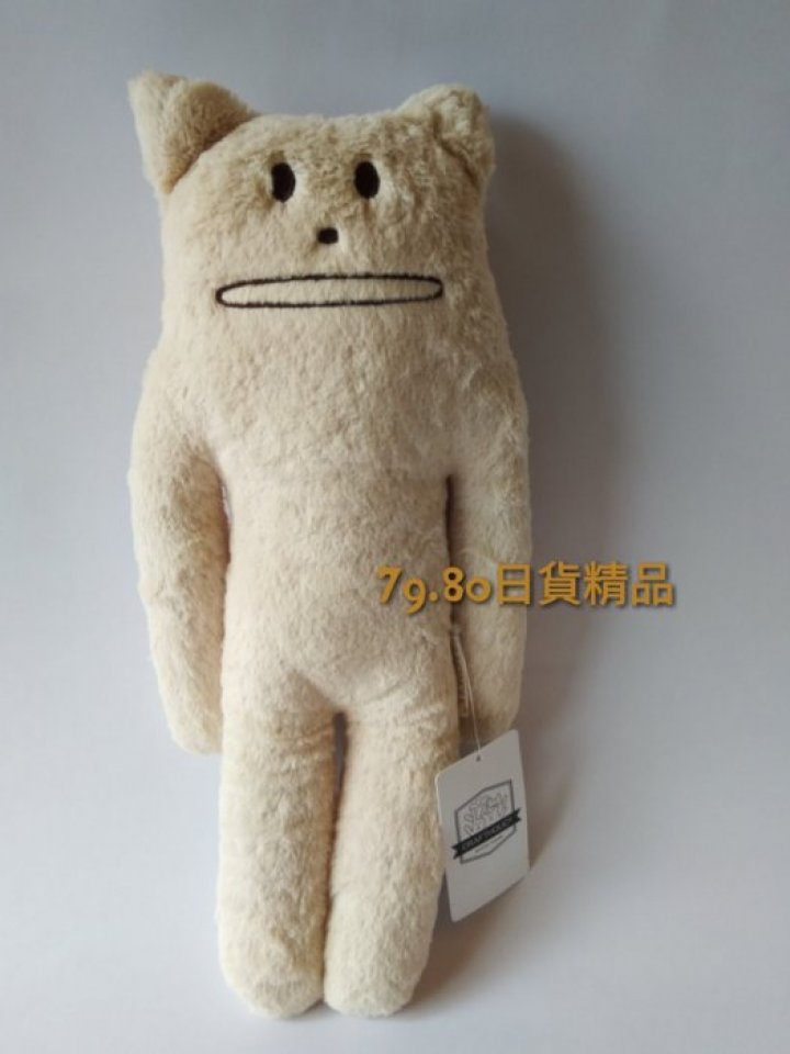 【 柒玖捌零日貨精品 】日本超夯貨．全新正品 CRAFTHOLIC 宇宙人 米色貓咪 小抱枕