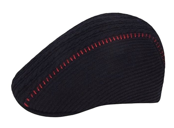 全新專櫃正品 KANGOL 507 黑色造型條紋 鴨舌帽 小偷帽 書報童帽