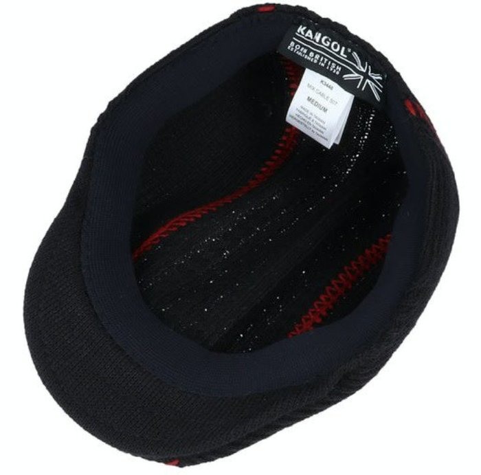 全新專櫃正品 KANGOL 507 黑色造型條紋 鴨舌帽 小偷帽 書報童帽