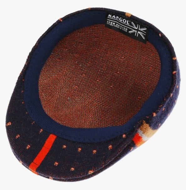 全新正品 KANGOL 507 深藍造型圖騰 鴨舌帽 小偷帽 書報童帽